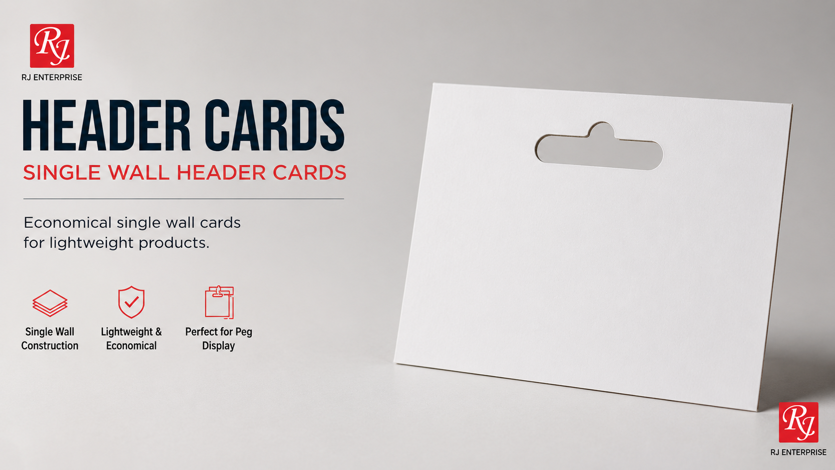 Single Wall Header Cards